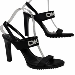 DKNY Black Strappy Heels